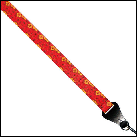 Ukulele Strap-Hibiscus Red