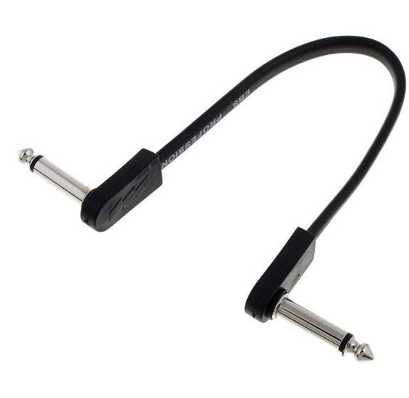 Flat Patch Cable 18CM R/ANG Jack Chrome