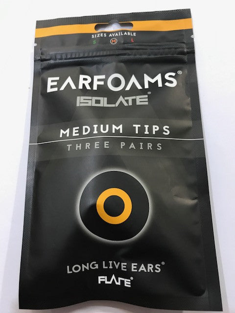 Earfoams 3 Pairs For Isolate3-Medium