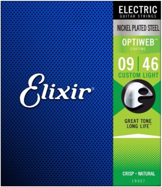 Elixir Optiweb Custom Light Electric Guitar Strings 9-46