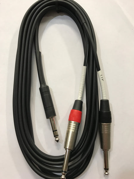 Trs Jack- 2X Ts Jack Y Plug