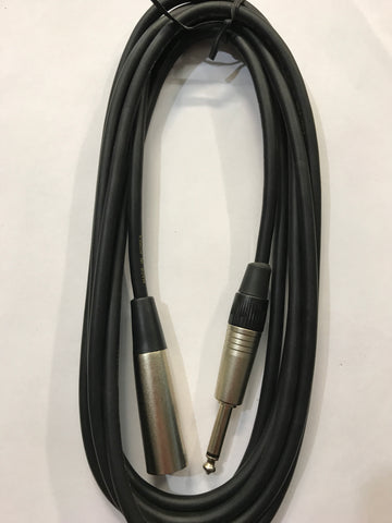 Jack To Male Xlr 10 Ft- Not A Mic Cable