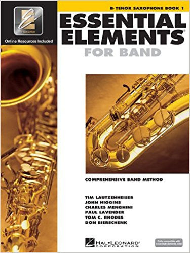 Essential Elements For Band Bk 1 Tenor Sax Eei