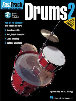 Fasttrack Drums Bk 2 Bk/Cd
