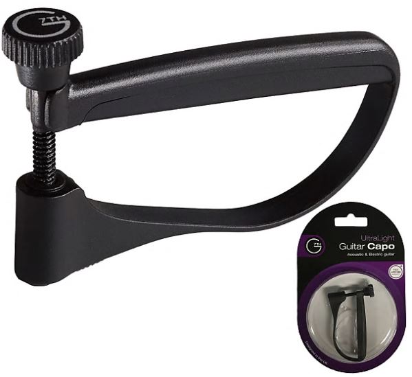 G7THULTRAB Ultralight Capo 6 String Black