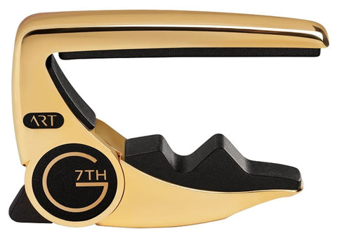 G7TH Performance Capo 3 for 6 String Guitar Gold