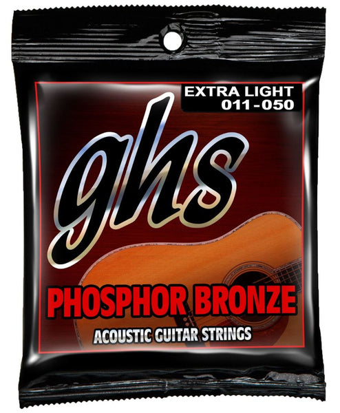 GHS Acoustic Phosphor Bronze Extra Light 011-050