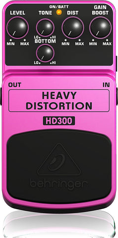 Behringer HD300 Pedal Heavy Distortion/Stomp Box