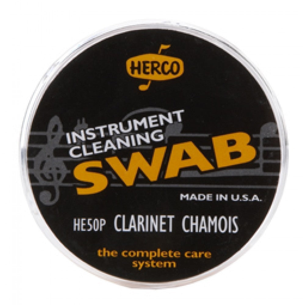 Clarinet Chamois Drop Swab