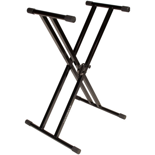 Keyboard Stand Dble Brace X Style 5 Height Setti