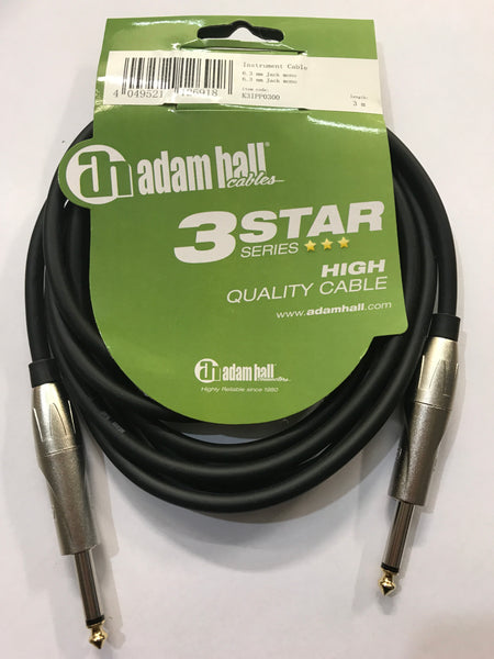 3 Metre Instrument Cable