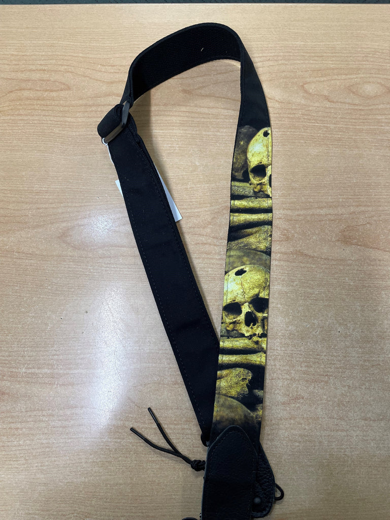LM Grunge Strap Skulls 2" Cotton