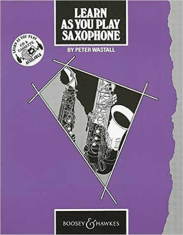 Learn As You Play Saxophone Revised Bk/Cd