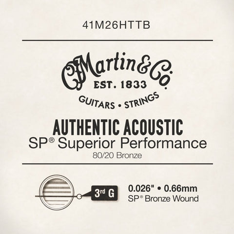 Martin Single String 0.026 Bronze Tin Plated