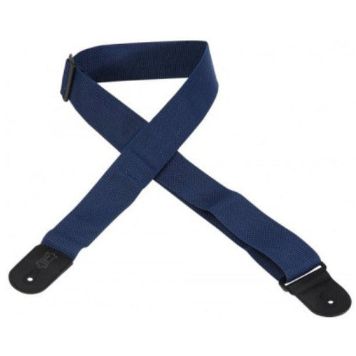 02 Inch Gtr Strap Cott/Poly Navy - Shearer's Music Work