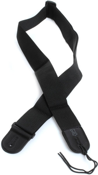 02 Inch Gtr Strap Cott/Poly Black - Shearer's Music Work
