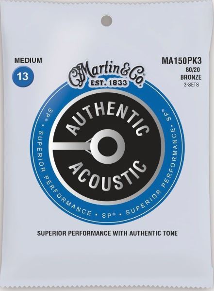 3 Pack Martin Authentic Acoustic SP Bronze