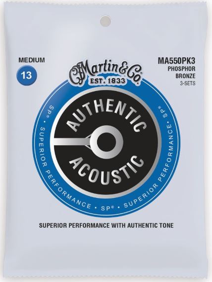 3 Pack Martin Authentic Acoustic SP Phosphor
