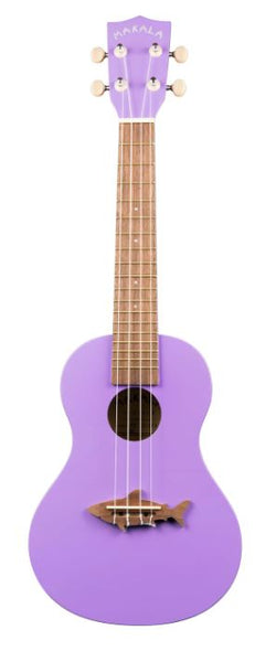 Makala Shark Concert Ukulele - Sea Urchin Purple
