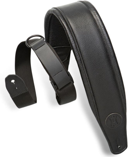 Levys Leather Guitar Strap 3'5 Ride Height Adjust