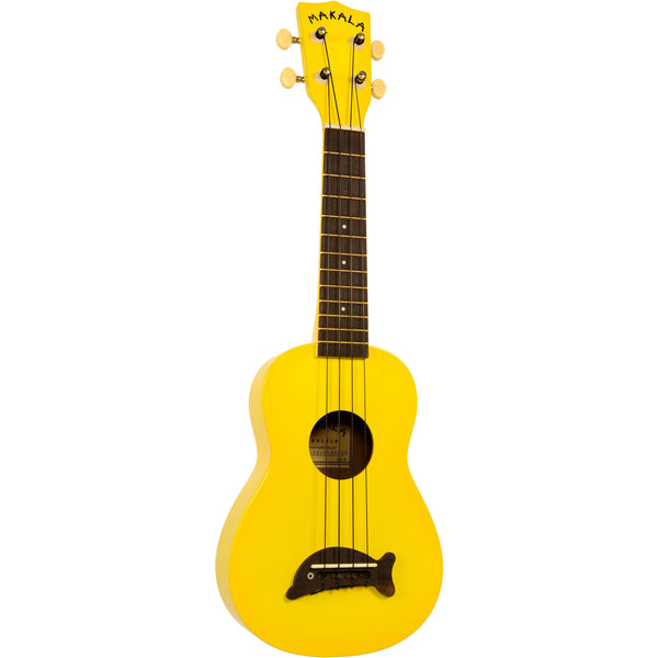 Makala Dolphin Makalas-Yb Soprano Yellow Burst Ukulele W/Bag