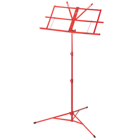 Music Stand Foldable Red