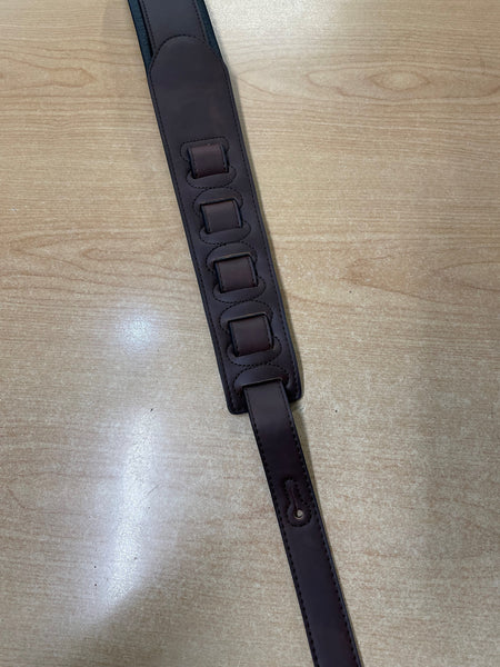 Tan Leather 2.6" Guitar Strap