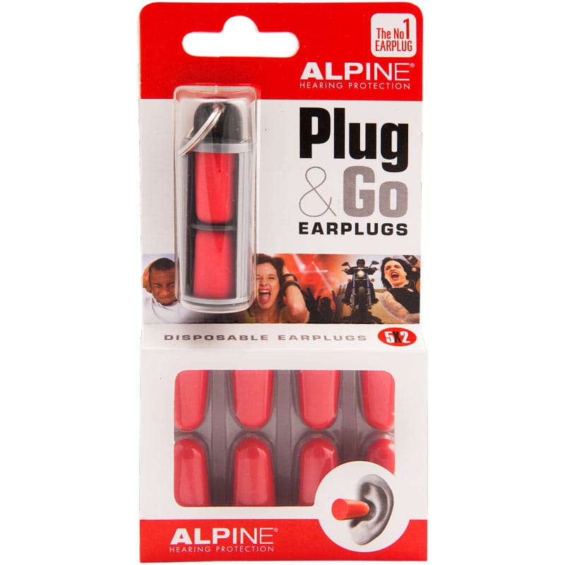 Ear Plugs Alpine Foam 5 Pair Pack