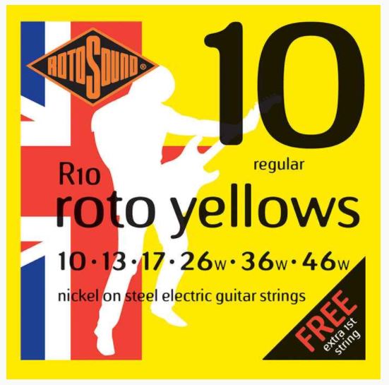 Electric Gtr String Set Rotosound 10-46