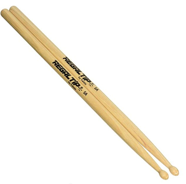 5A WOOD TIP REGAL DRUMSTICKS