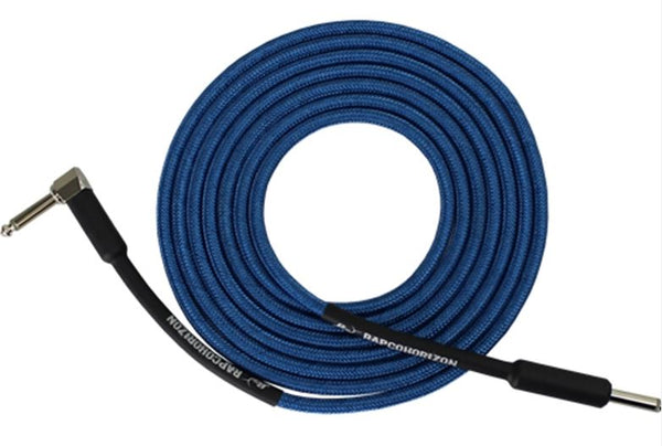 Rapco Guitar Cable 20ft Concert Series Cloth Blue