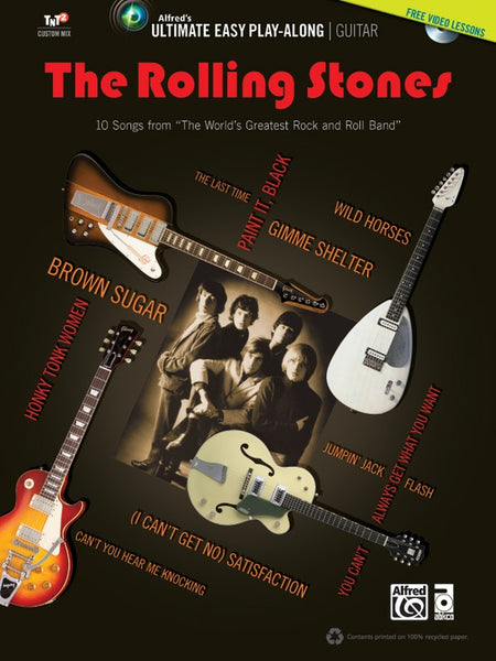 ROLLING STONES GTR TAB BK/DVD