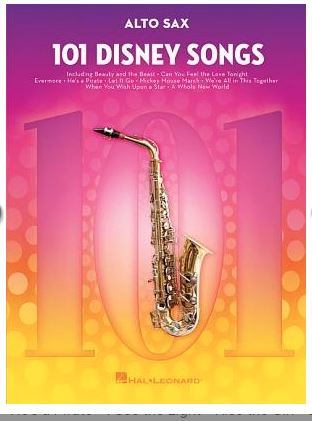 101 DISNEY SONGS FOR ALTO SAX