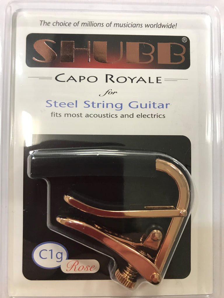 Shubb SC1G-ROSE - Steel String Capo Rose Gold