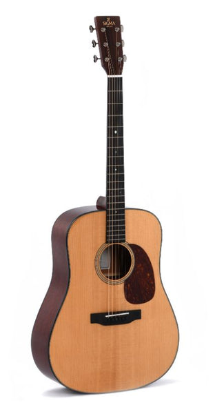 Sigma SDM-18E Acoustic Electric Guitar W/Bag- All Solid Wood