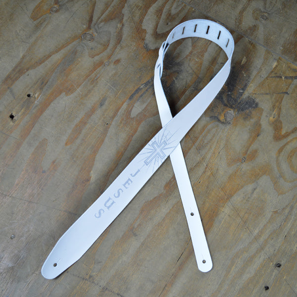 Silver Jesus Print Strap