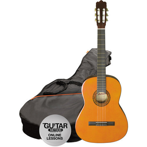 Ashton Spcg12Am 1/2 Size Classical Gtr Pack Amber
