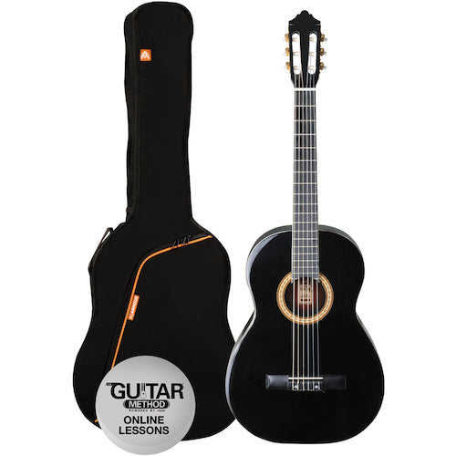 Ashton SPCG12BK 1/2 Size Classical GTR Pack Black