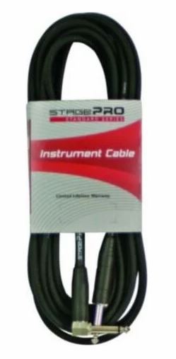 Stagepro 20FT Instrument Cable STR - ANG