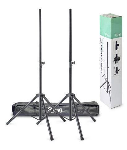 Stagg SPKR Stand Pair Aluminum Heavy Black