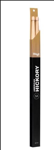 5A STAGG DRUM STICKS AMERICAN HICKORY
