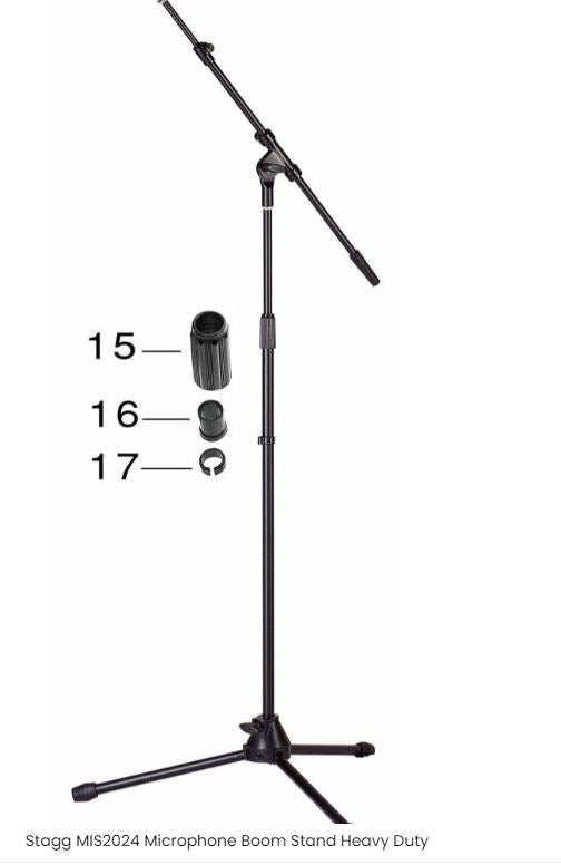 Stagg Heavy Duty Microphone Stand with Boom