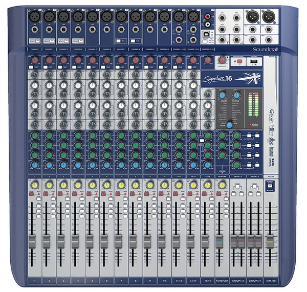 10 Mono 2 Stereo 1 USB Analog Console