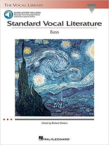 Standard Vocal Literature Bk/Cd Bass