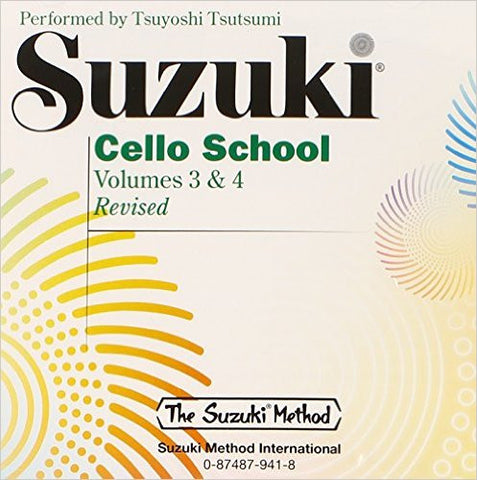 Suzuki Cello School Bk 3 And 4 Cd