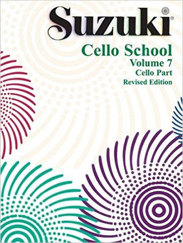 Suzuki Cello School Bk 7 Cello Part