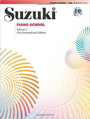 Suzuki Piano School Vol 3 Bk/Cd New Int Ed 2008