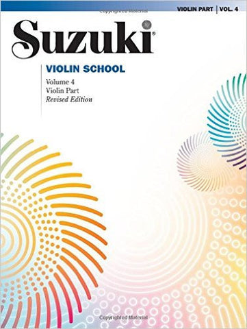 Suzuki Violin School Vol 4 New Ed 2008