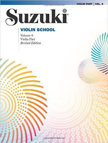 Suzuki Violin School Vol 6 Bk New Ed