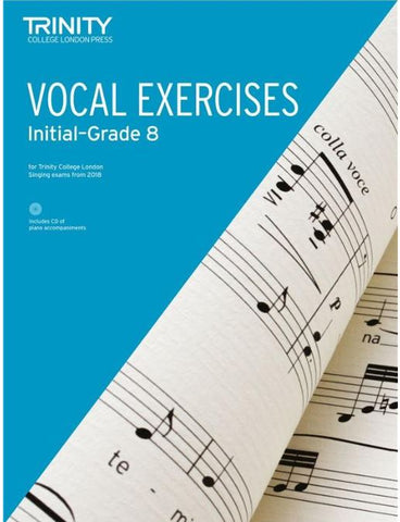 Trinity Vocal Exercises Initial - Grade 8 Book/CD